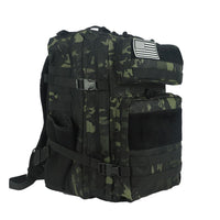Morral Táctico Black CP Camuflado 45 Litros