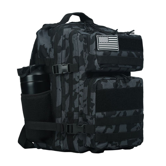 Morral Táctico Black Grey Camo 35 Litros