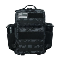 Morral Táctico Black Grey Camo 35 Litros