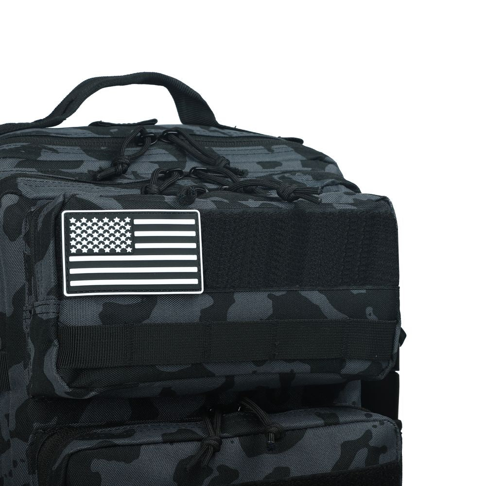 Morral Táctico Black Grey Camo 35 Litros