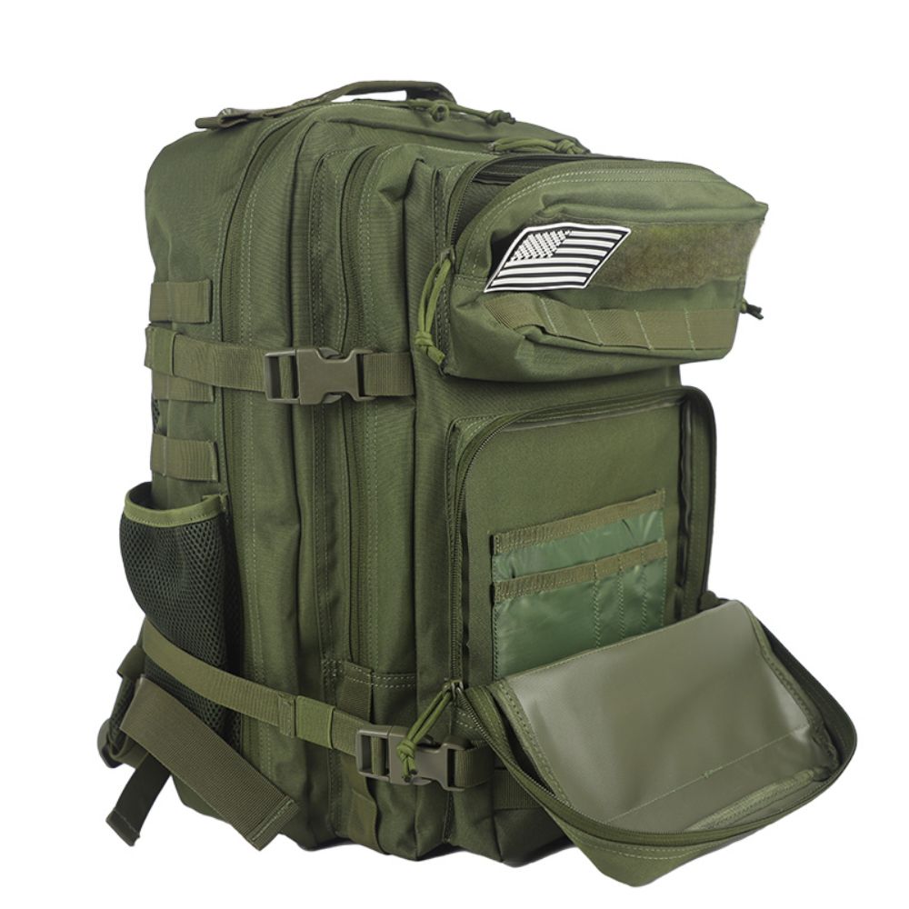 Morral Táctico Verde Militar 45 Litros