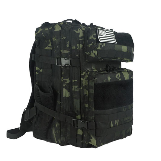 Morral Táctico Black CP Camuflado 45 Litros