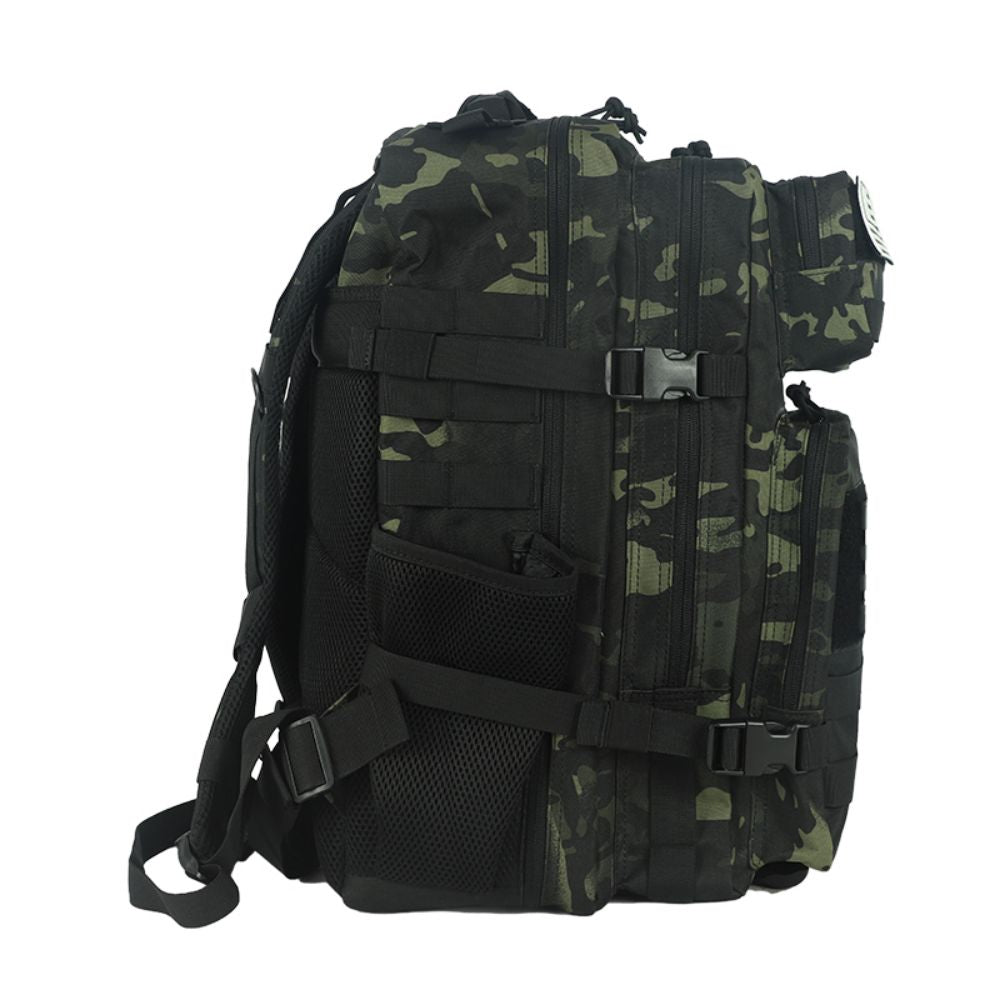 Morral Táctico Black CP Camuflado 45 Litros